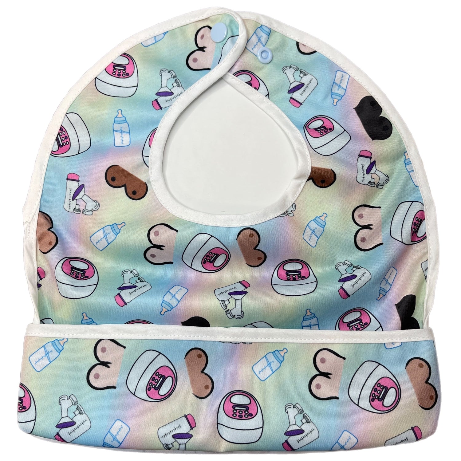 Texas Tushies Pumpin Life Waterproof Feeding Bib with Pocket for Easy Cleanup Kids - Baby & Toddler > Nursing & Feeding > Bibs Baby & Toddler Clothing