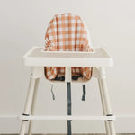 Little Joy Co. Pumpkin Gingham Cushion Cover for IKEA Antilop Highchair - Everetts Place Boutique - 