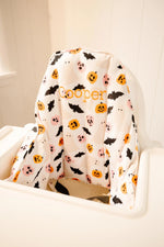 Little Joy Co. Pumpkin Gingham IKEA Antilop Highchair Cushion Cover – Wipeable - 