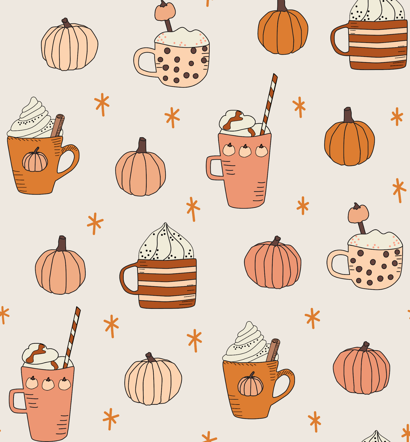 Dreamlet Pumpkin Spice (Long Sleeve PJ) - 