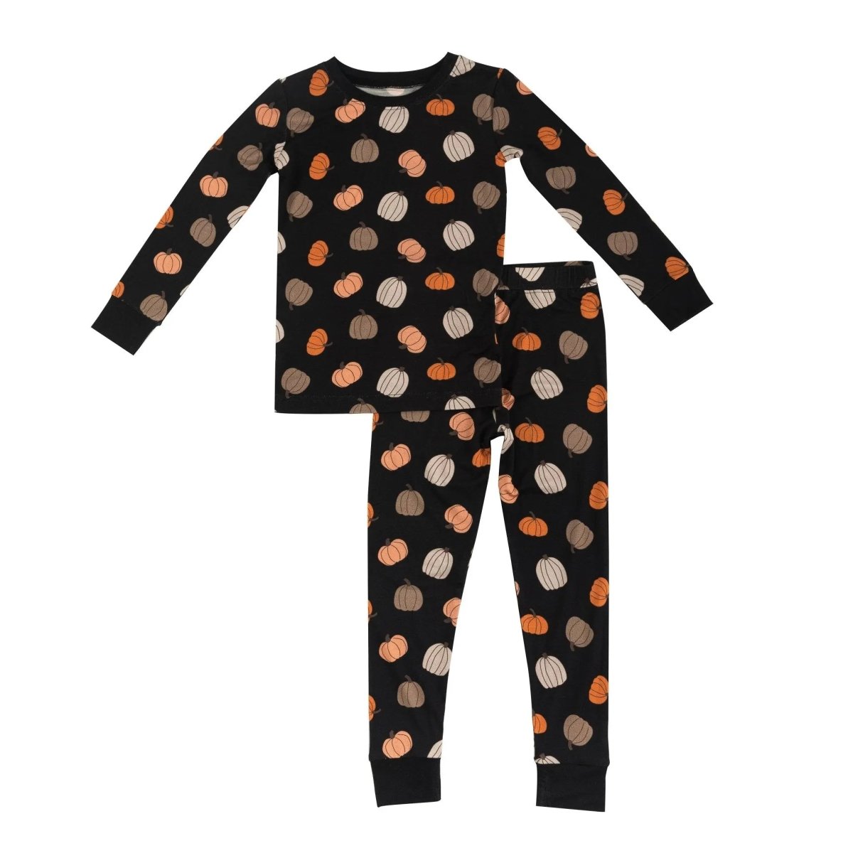 Dreamlet Pumpkins Black Two Piece Set Dreamlet Soft Bamboo Fabric - Everetts Place Boutique - 