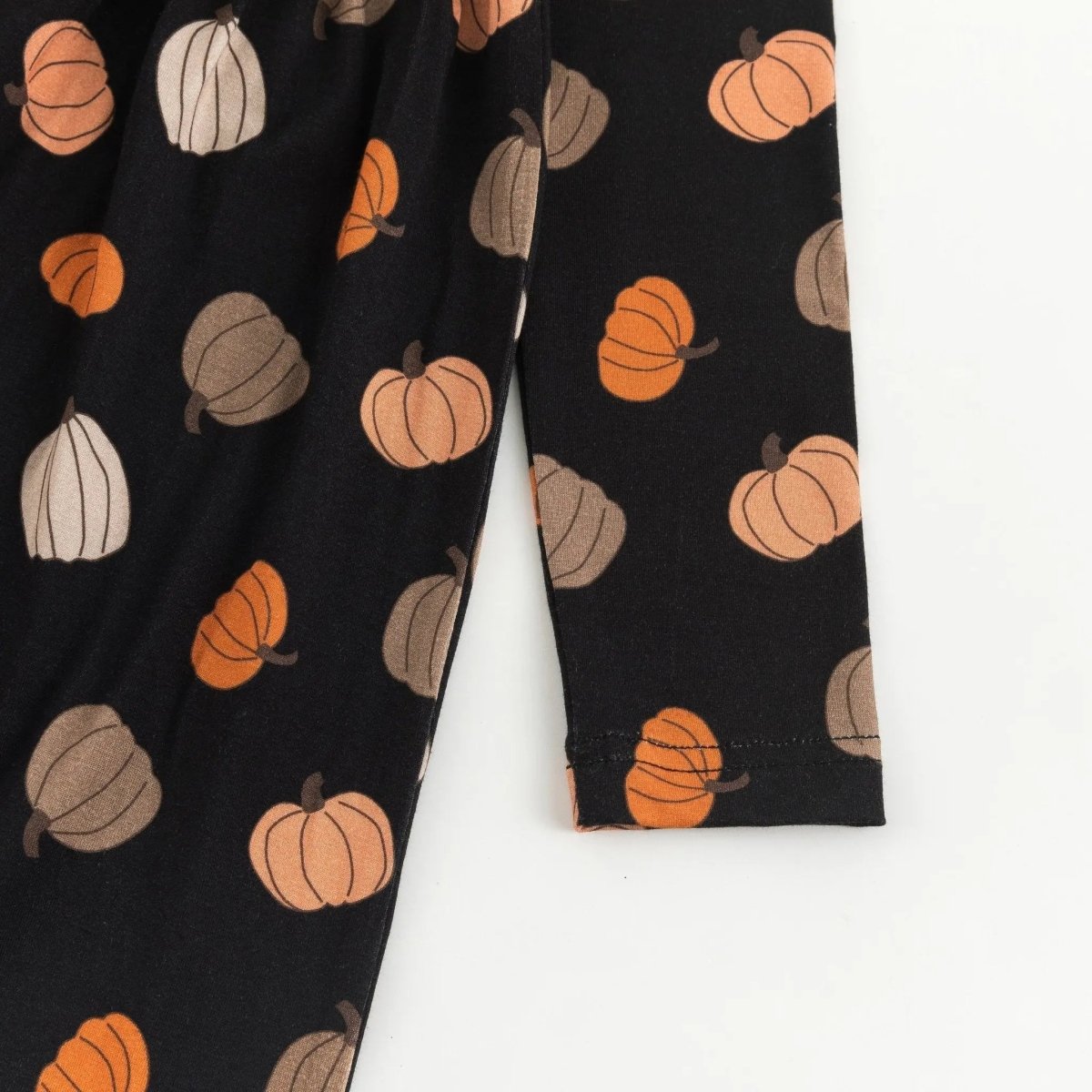 Dreamlet Pumpkins Black Two Piece Set Dreamlet Soft Bamboo Fabric - Everetts Place Boutique - 