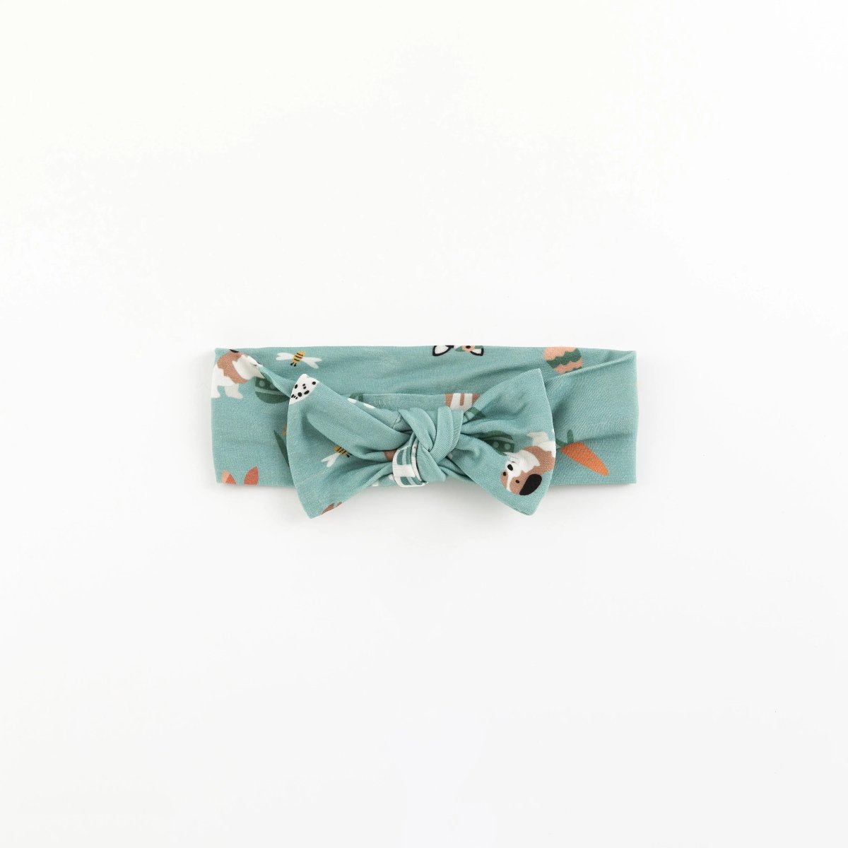 Dreamlet Puppy Egg Hunt Bow Headband Aquamarine One Size Puppies - Everetts Place Boutique - 