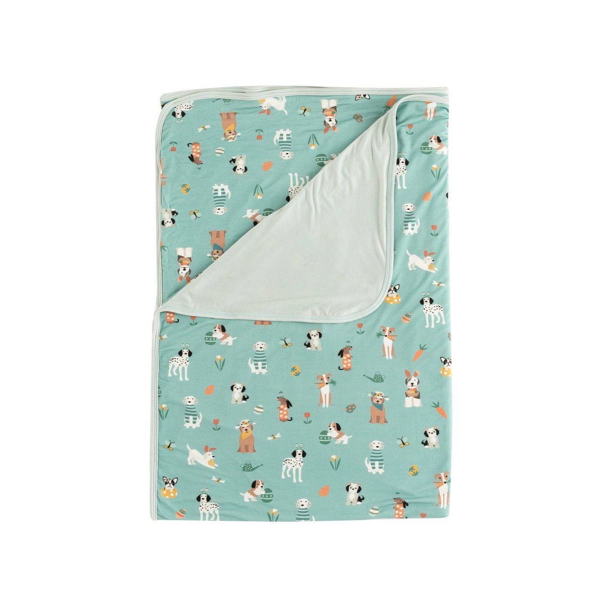Dreamlet Puppy Egg Hunt Dream Blanket Aquamarine Cozy Soft Large - Everetts Place Boutique - 