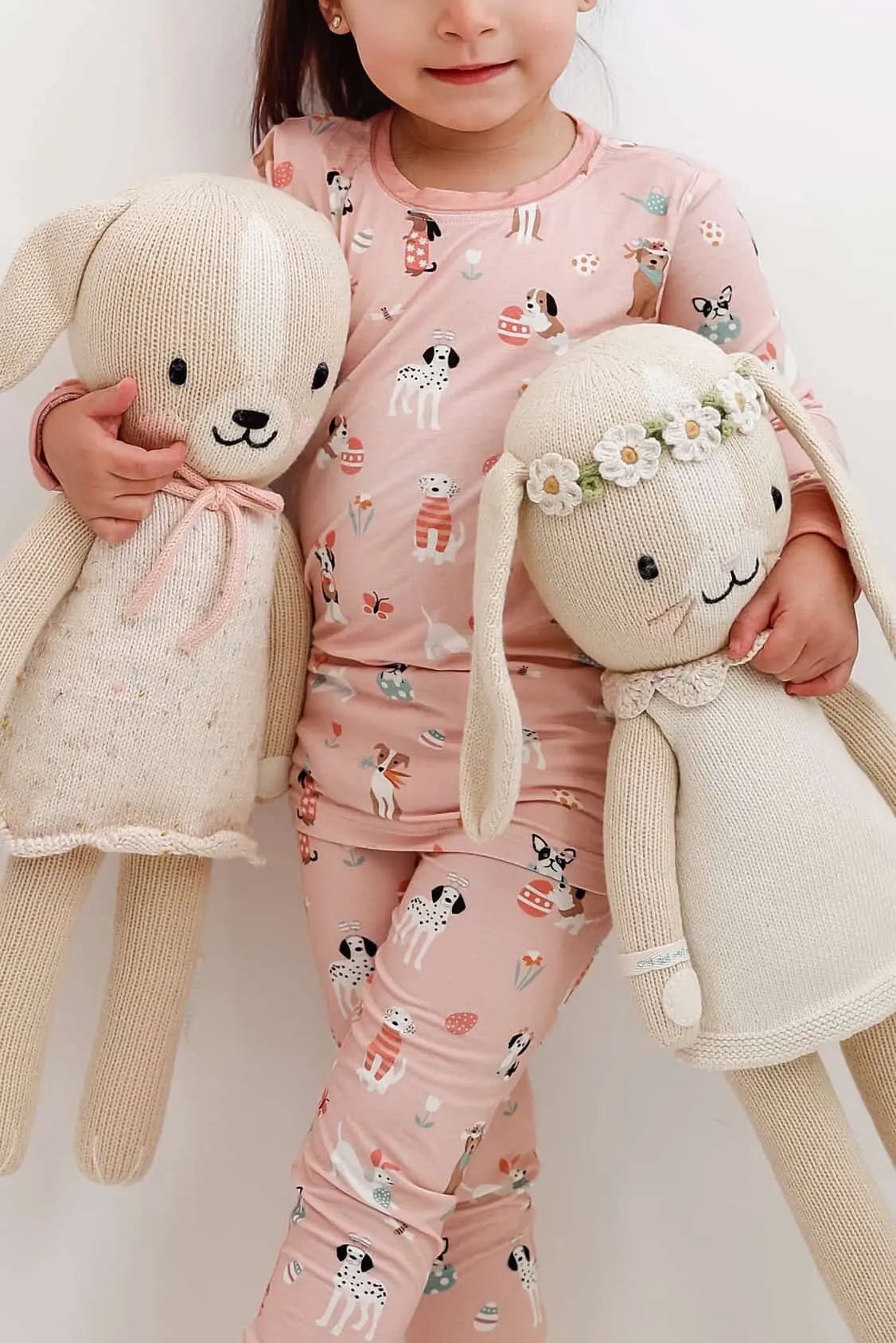 Dreamlet Puppy Egg Hunt (Long Sleeve PJ) - Pink - 