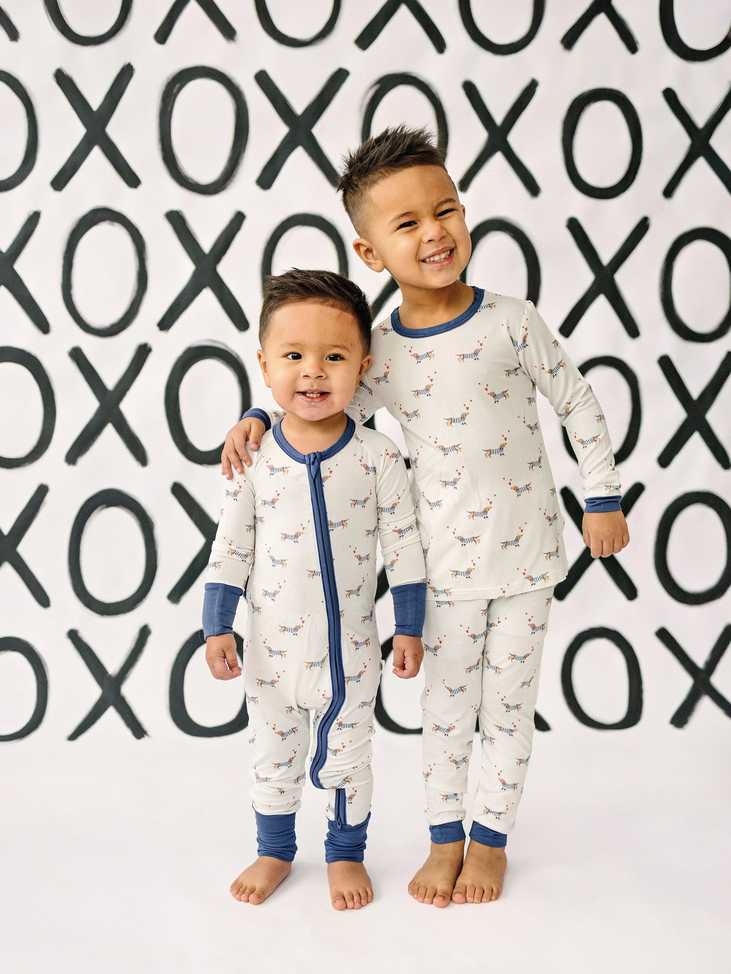 Puppy Love 2pc Bamboo Pajamas Little Joy Co. 