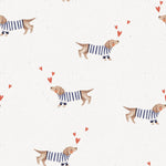 Little Joy Co. Puppy Love Bamboo Zippy Pajamas - 