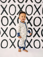Little Joy Co. Puppy Love Bamboo Zippy Pajamas - 