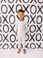 Little Joy Co. Puppy Love Two Piece Bamboo Pajamas Set For Cozy Sleep - Everetts Place Boutique - 