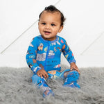 Puppy Pals Blue Footie - Sleeve, Baby & Toddler Clothing, Child, Nightwear, Toddler | Everetts Place