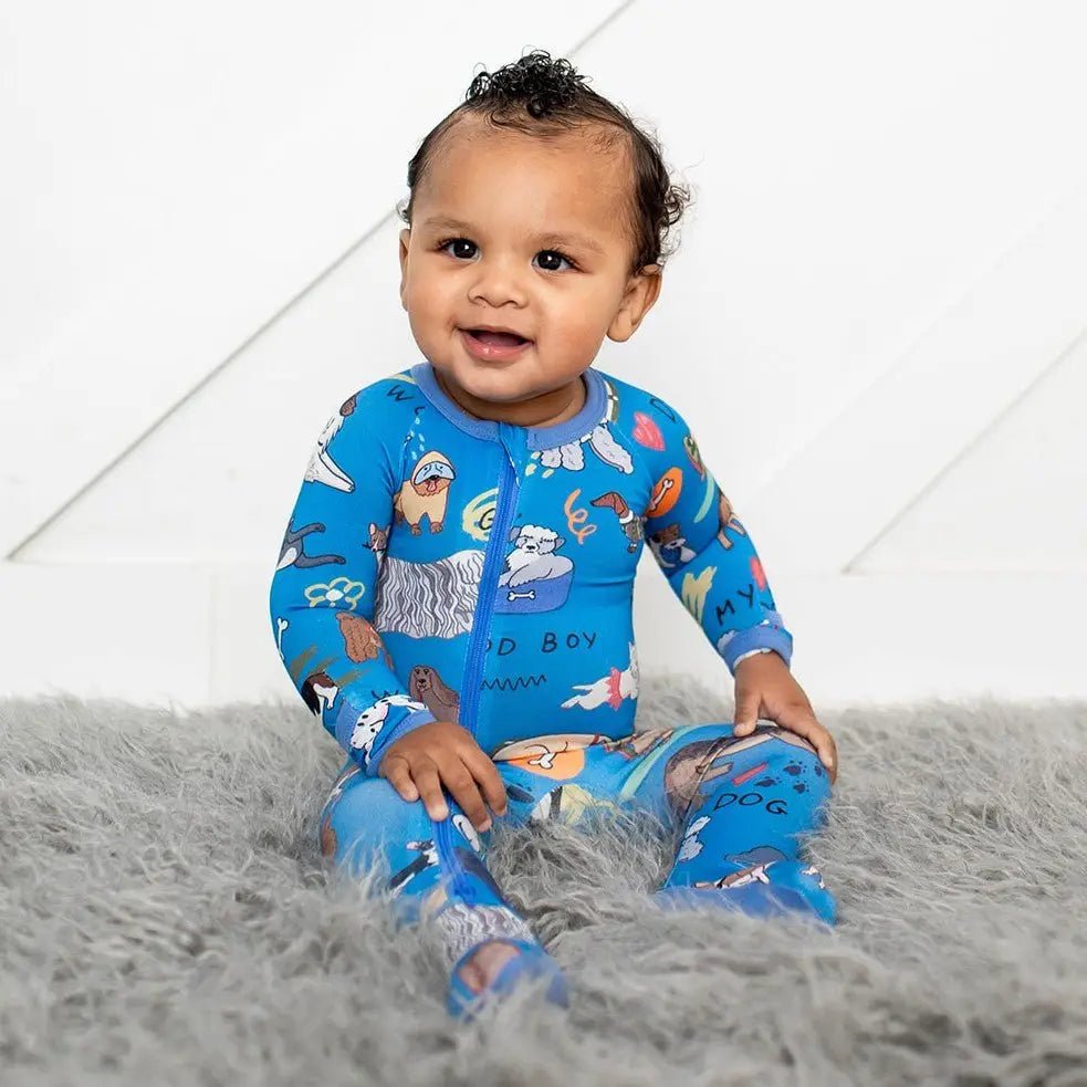 Puppy Pals Blue Footie - Sleeve, Baby & Toddler Clothing, Child, Nightwear, Toddler | Everetts Place