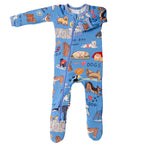 Bestaroo Puppy Pals Blue Footie - 
