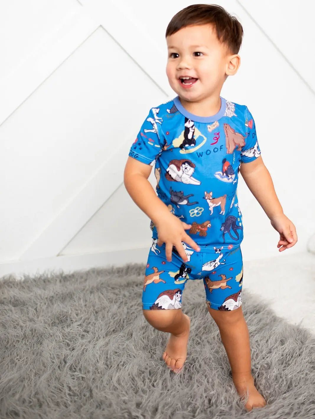 Bestaroo Puppy Pals Blue Shorts PJs - 