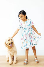 Mila & Rose ® Puppy Pals S/S Pocket Twirl Dress - 