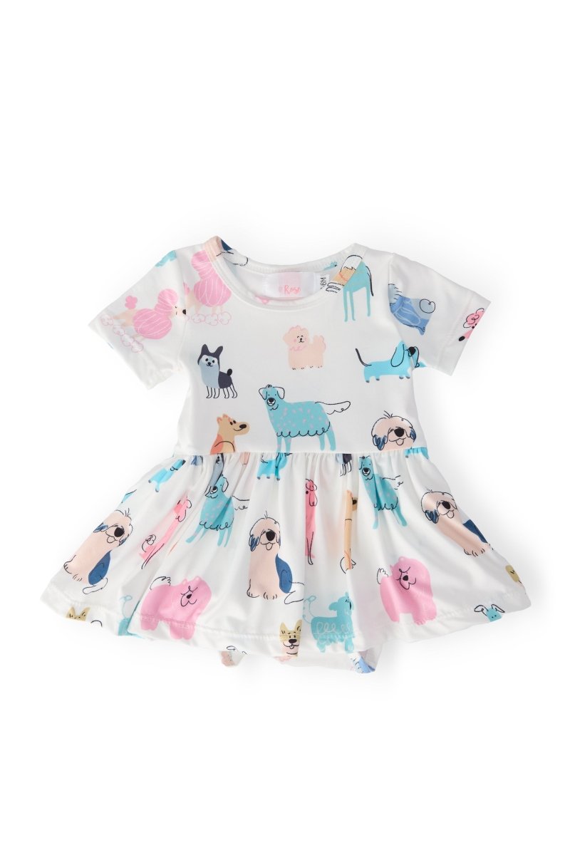 Mila & Rose ® Puppy Pals S/S Twirl Bodysuit - 