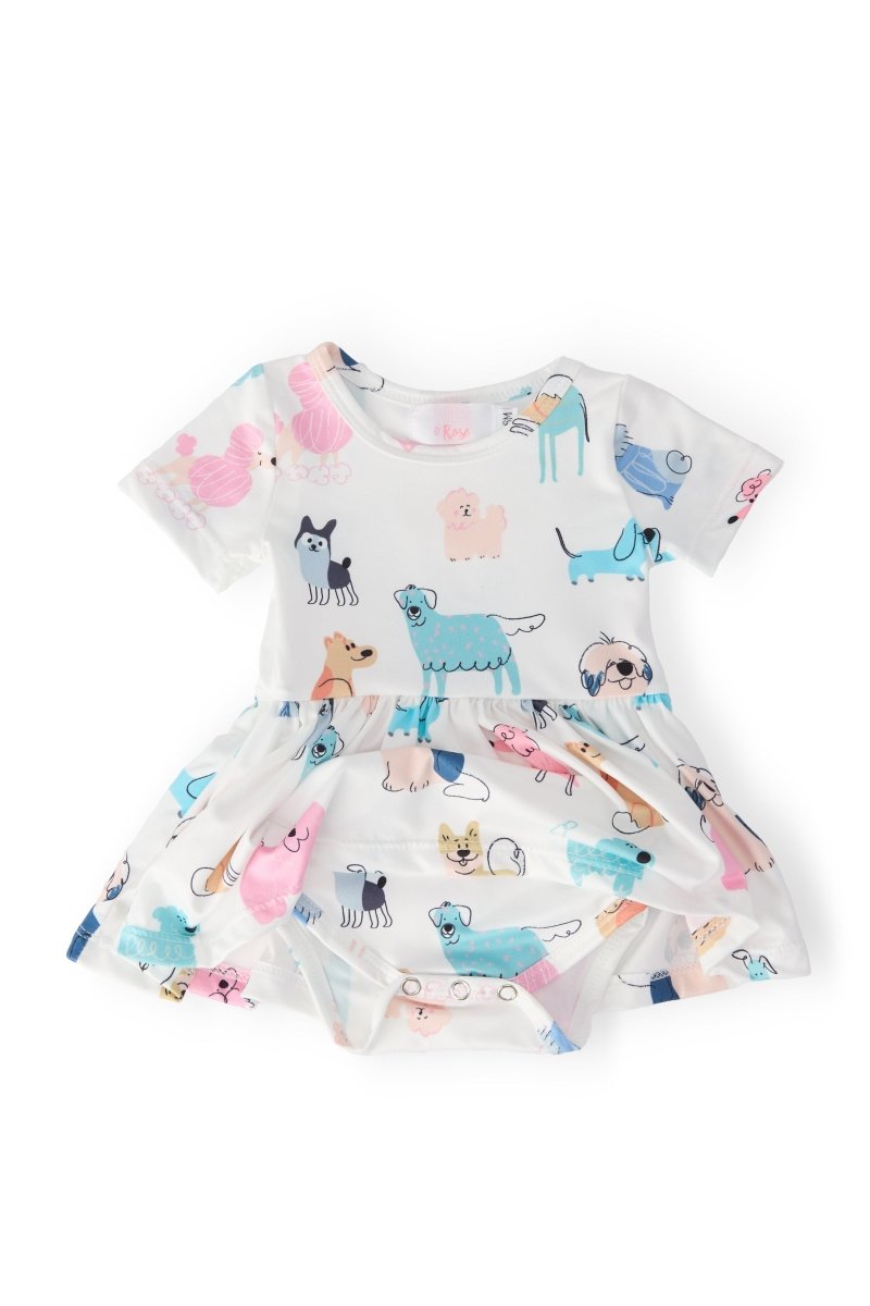 Mila & Rose ® Puppy Pals S/S Twirl Bodysuit - 