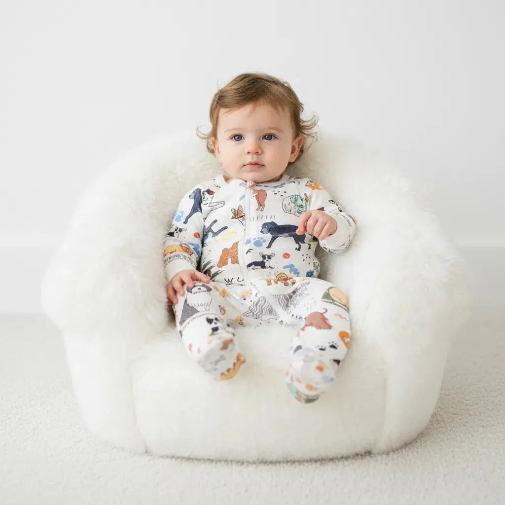 Bestaroo Puppy Pals White Footie - 