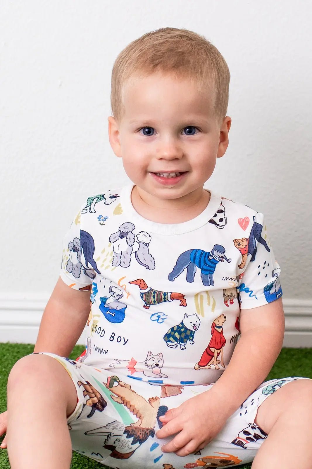 Bestaroo Puppy Pals White Shorts PJs - 