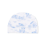 Puppy Toile Blue - Beanie Hat - White, Bib, Child, Hat | Everetts Place