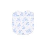Angel Dear Puppy Toile Blue - Feeding Bib - 