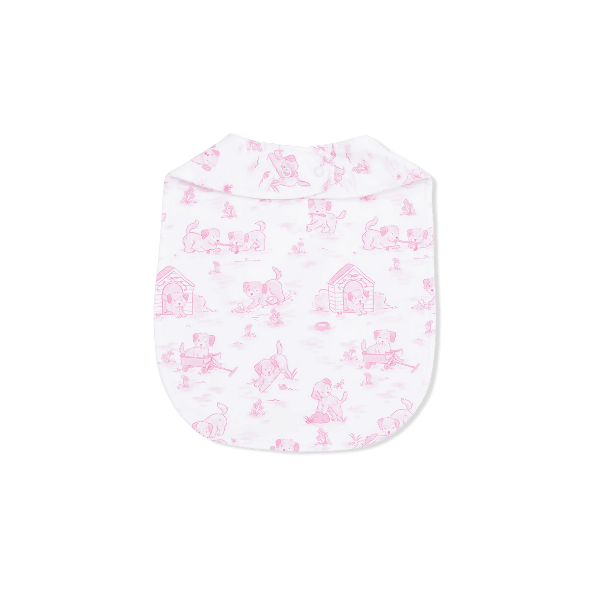 Angel Dear Puppy Toile Pink - Feeding Bib - 