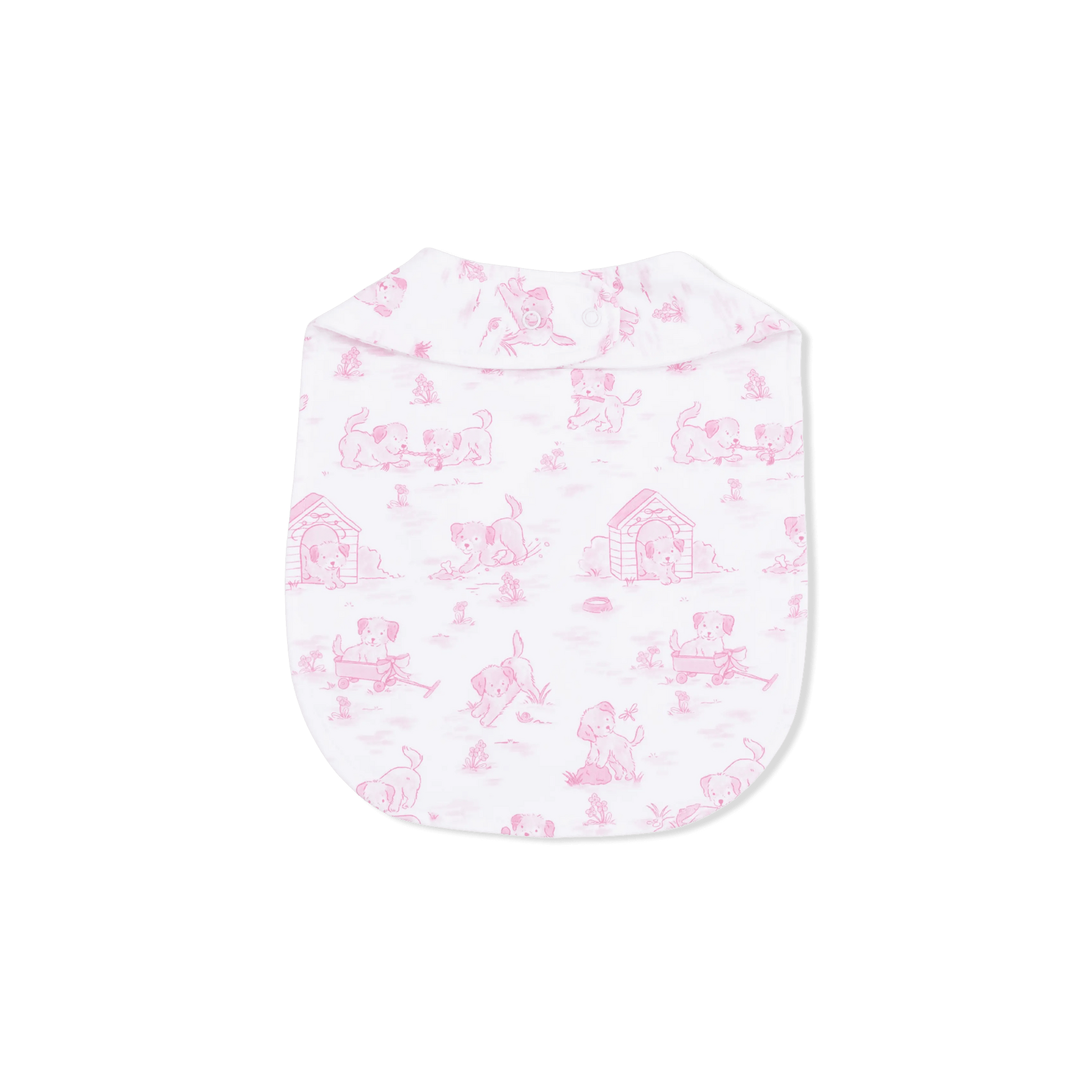Angel Dear Puppy Toile Pink - Feeding Bib - 