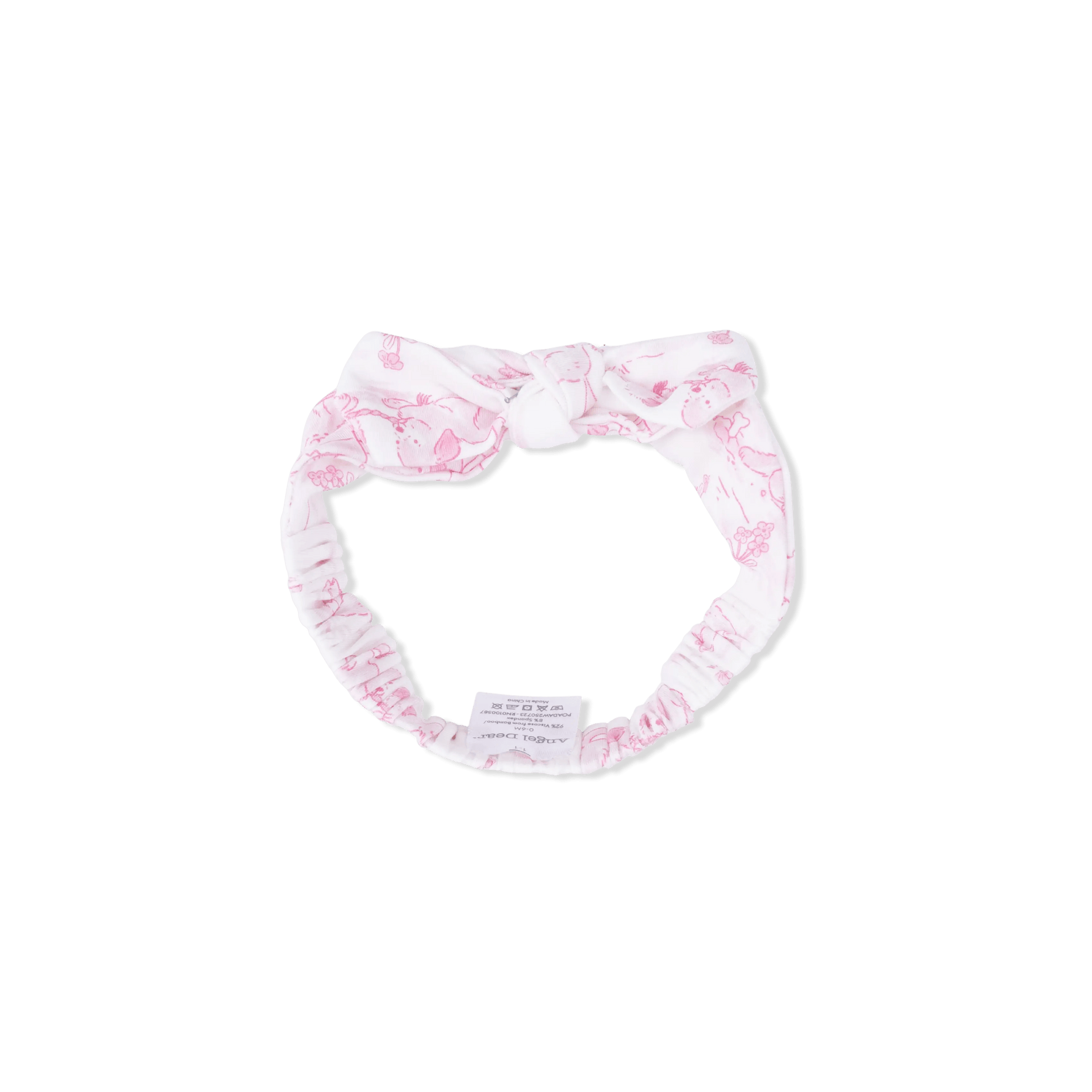 Puppy Toile Pink - Knot Headband - Headgear, Pink, Headband, Headpiece, Baby & Toddler Clothing | Everetts Place