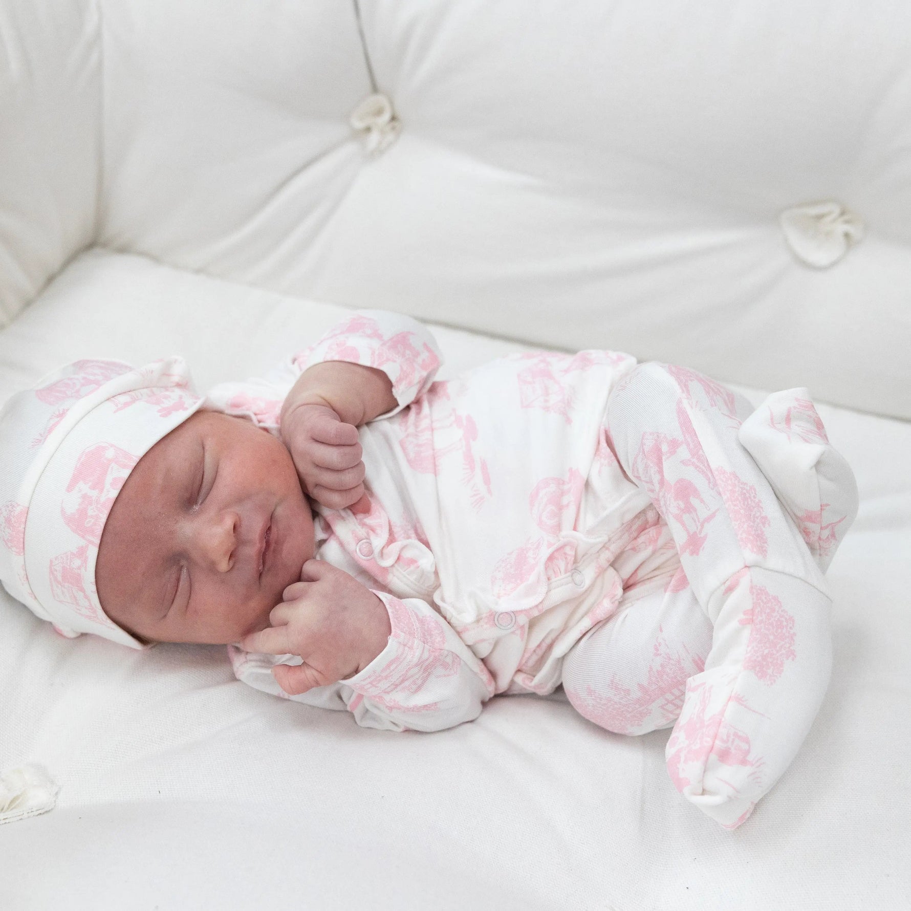 Angel Dear Puppy Toile Pink - Take Me Home Set with Convertible Pant - 