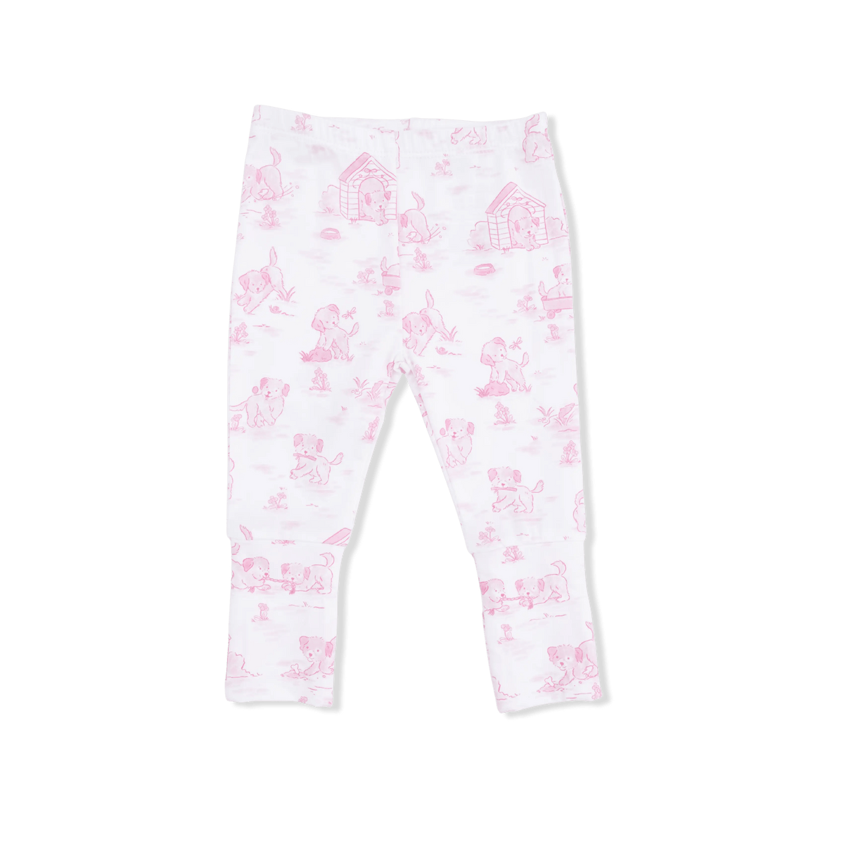 Angel Dear Puppy Toile Pink - Take Me Home Set with Convertible Pant - 