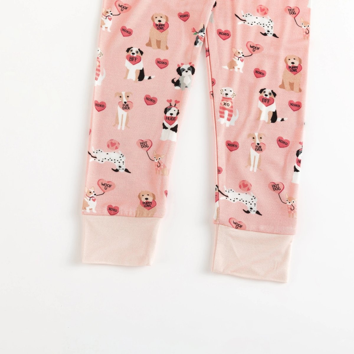 Dreamlet Pups And Kisses Pink Two Piece Baby Set Dreamlet Essentials - Everetts Place Boutique - 