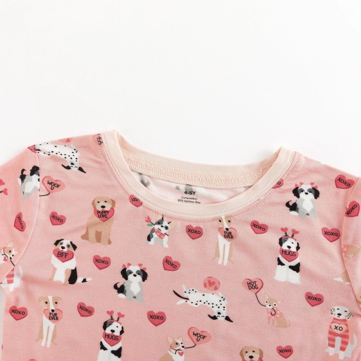 Dreamlet Pups And Kisses Pink Two Piece Baby Set Dreamlet Essentials - Everetts Place Boutique - 