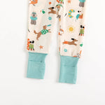 Dreamlet Pups In The Sun Convertible Zip Footies By Dreamlet - Everetts Place Boutique - 