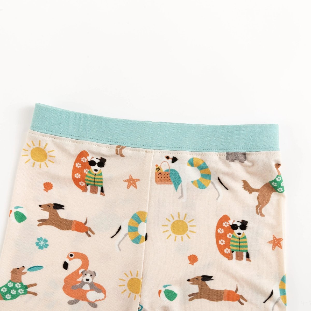 Dreamlet Pups in the Sun Long Sleeve Pajama Set for Summer Fun - Everetts Place Boutique - 