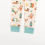 Dreamlet Pups in the Sun Long Sleeve Pajama Set for Summer Fun - Everetts Place Boutique - 