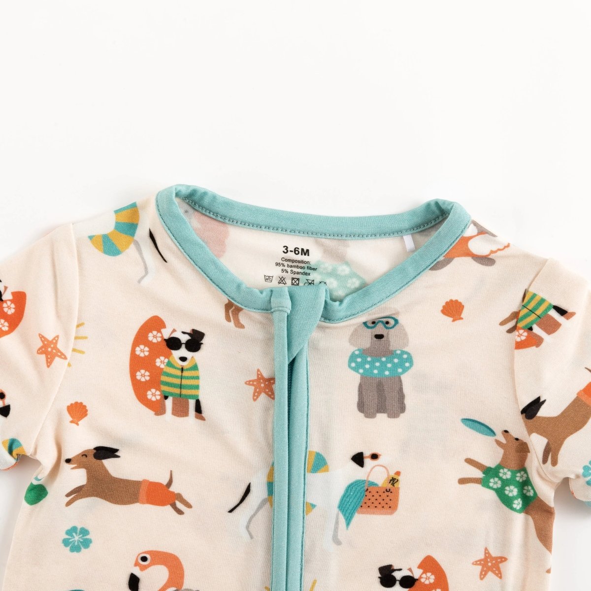 Dreamlet Pups in the Sun Romper Beach Day Print for Pets and Dogs - Everetts Place Boutique - 