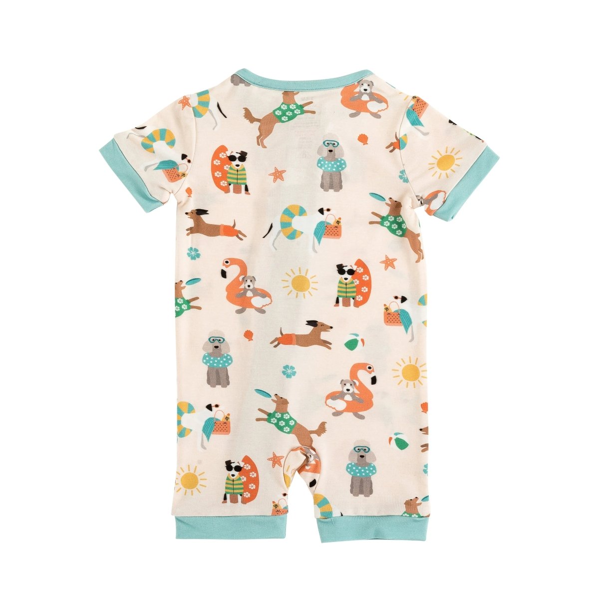 Dreamlet Pups in the Sun Romper Beach Day Print for Pets and Dogs - Everetts Place Boutique - 