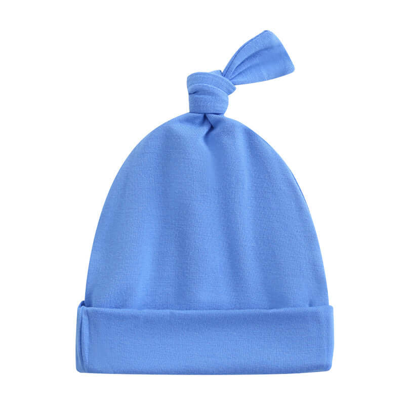 Luxie Charm Pure Blue Baby Beanie Hat - Everetts Place Boutique - 