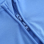 Luxie Charm Pure Blue Zippered Baby Romper - Everetts Place Boutique - 