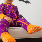 Purple Boo Crew Convertible Coverall by Bestaroo