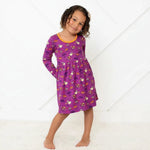 Purple Boo Crew Dress - Sleeve, One-piece garment, Day Dress, Dress, Happiness | Everetts Place
