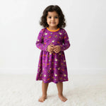 Bestaroo Purple Boo Crew Dress - 