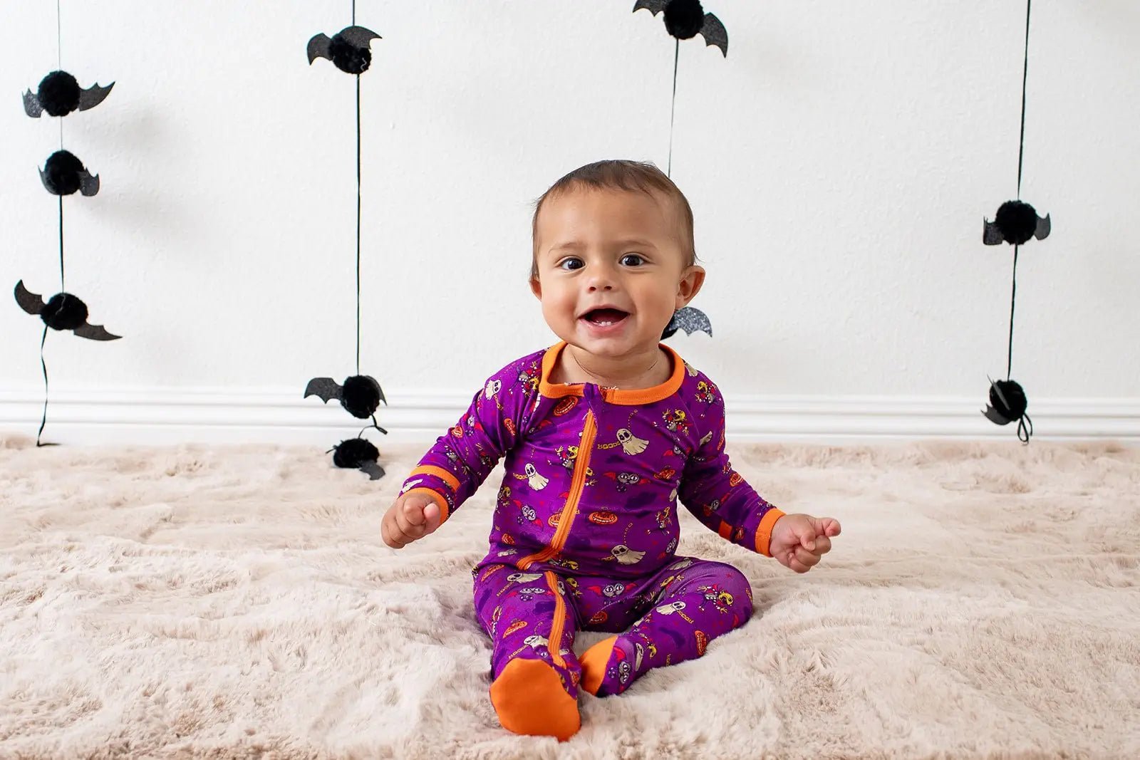 Bestaroo Purple Boo Crew Footie - 