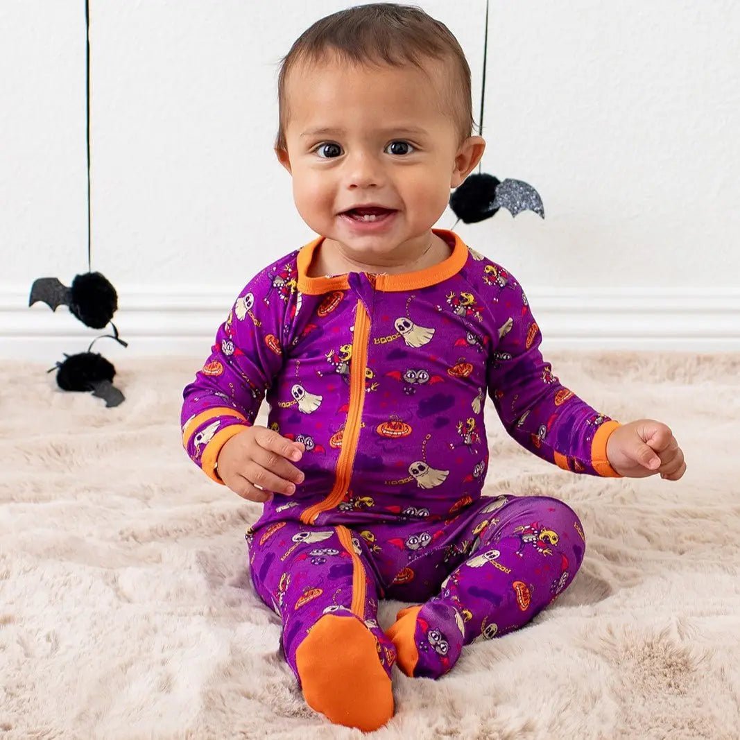 Bestaroo Purple Boo Crew Footie - 