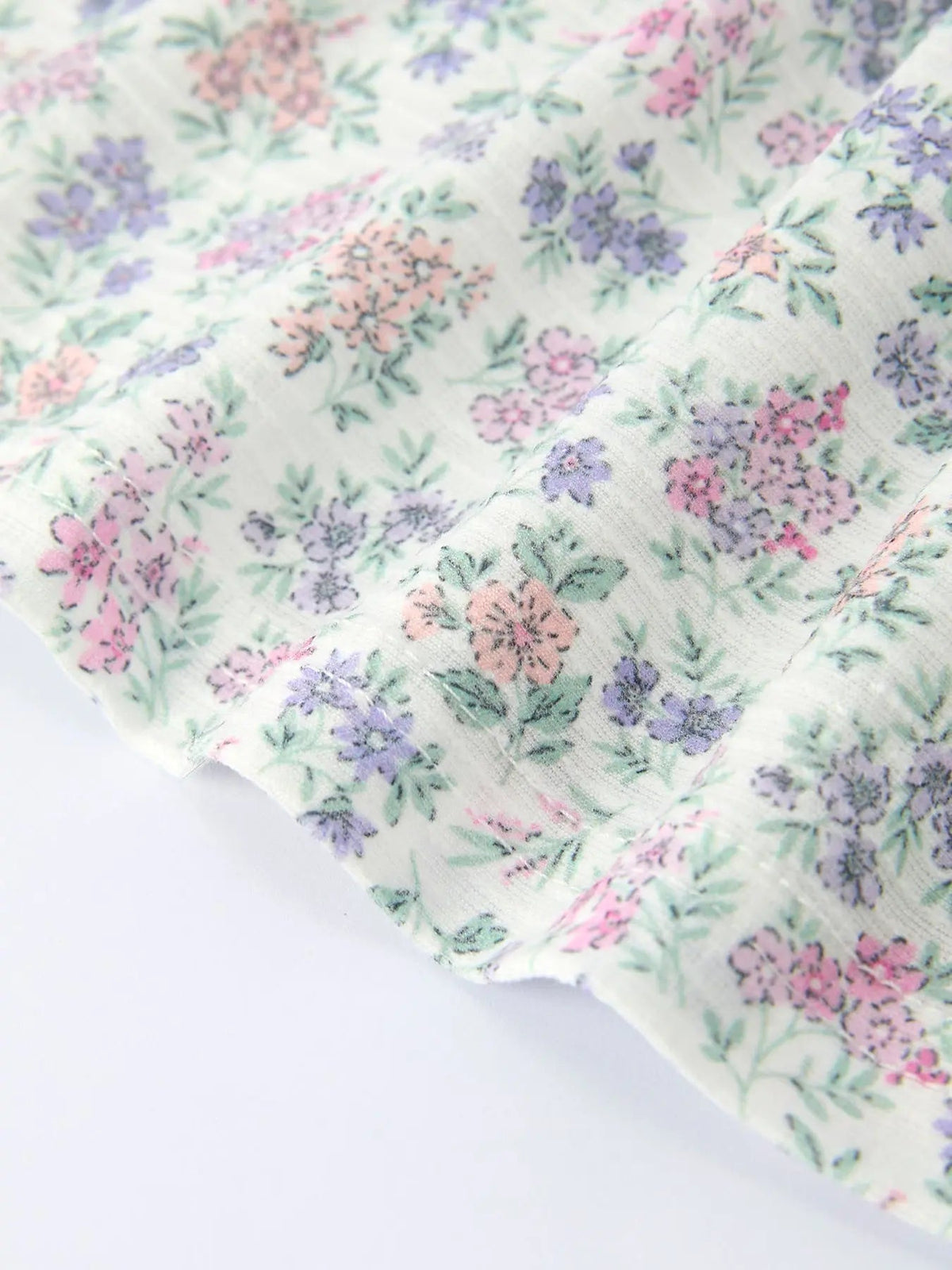 Rylee Faith Designs Purple Floral Smocked Embroidery Baby Girls Bloomers Set - 