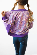 Purple Sequin Jacket - Fashion, Pink, Purple, Tights, Leggings | Everetts Place