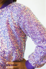 Mila & Rose ® Purple Sequin Jacket - 