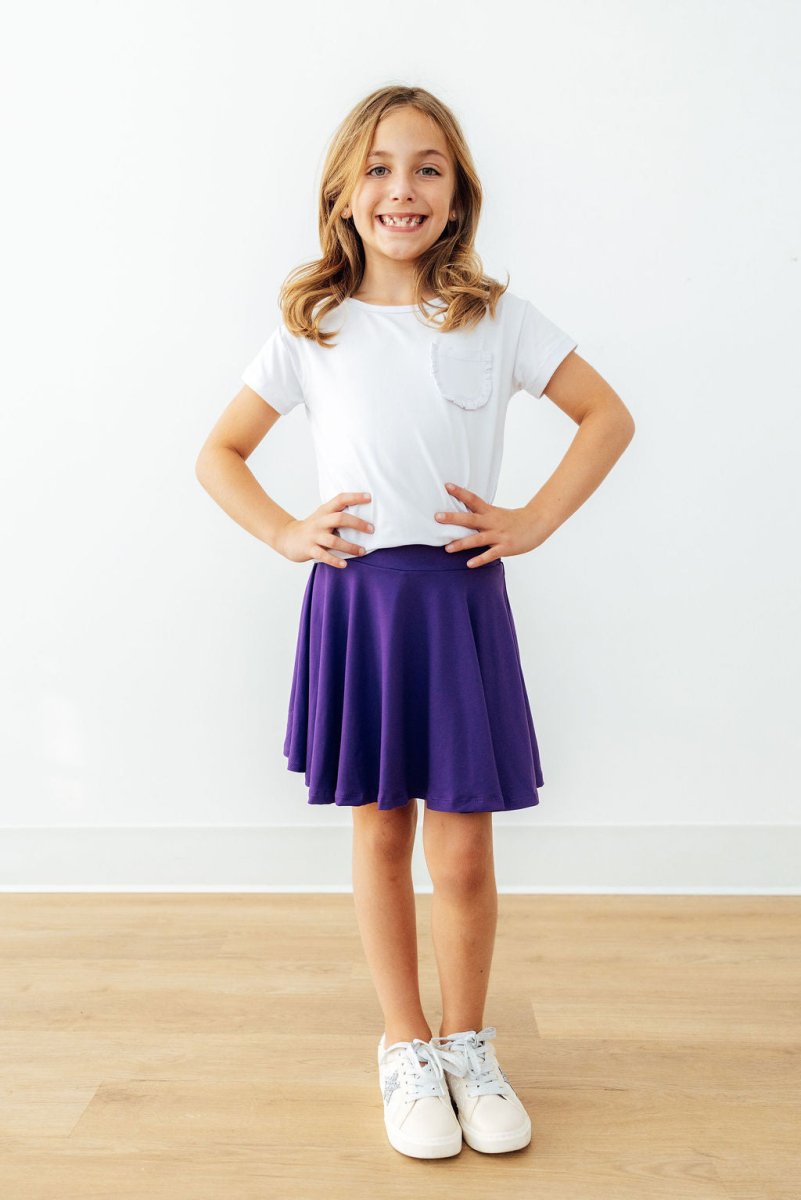 Mila & Rose ® Purple Twirl Skort - 