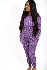 My First Snow Fall: Women 2 Piece Penguin Jogger Pajamas by Rayn’s Tiny Stitches