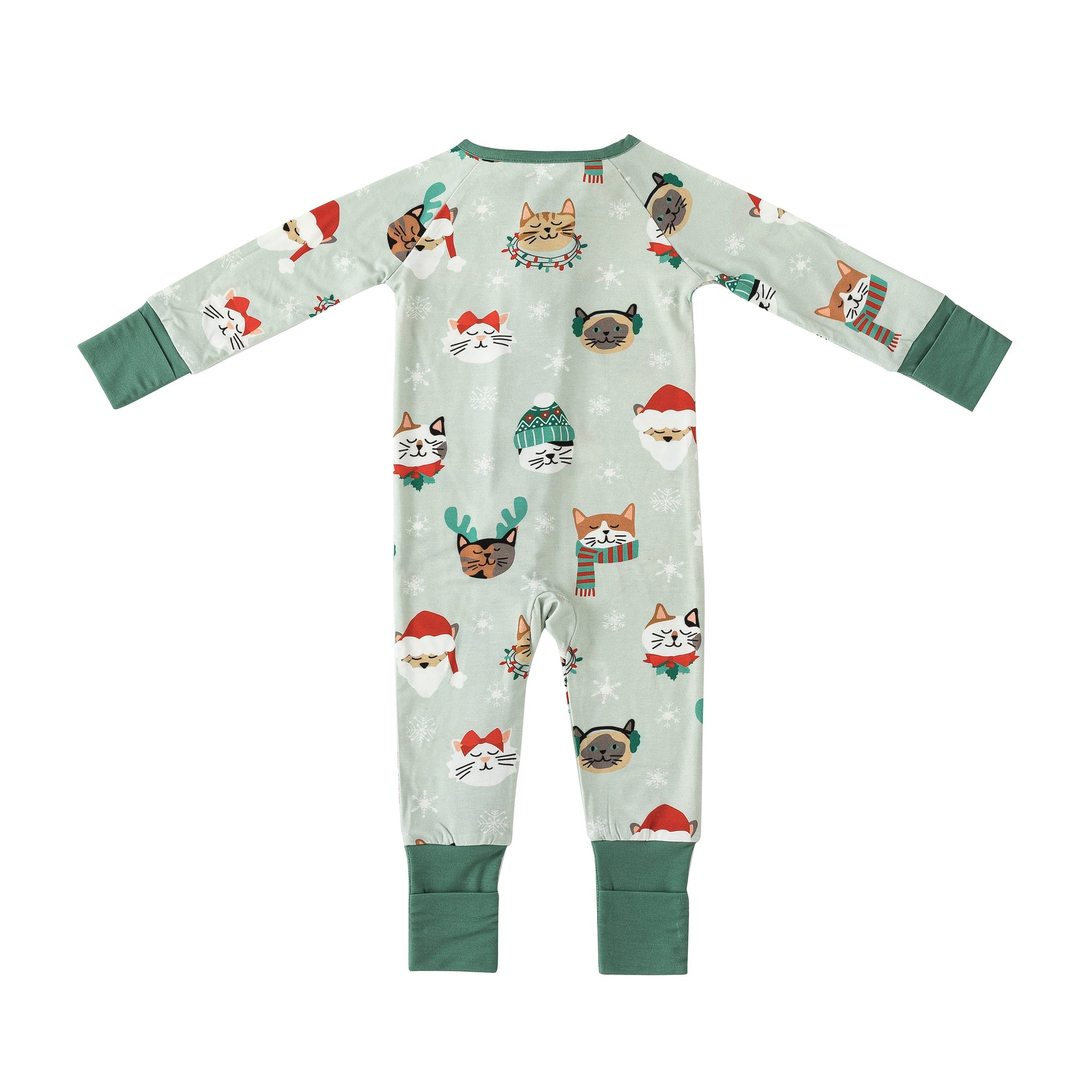 Dreamlet Purr The Halls (Convertible Zip Footies) - 