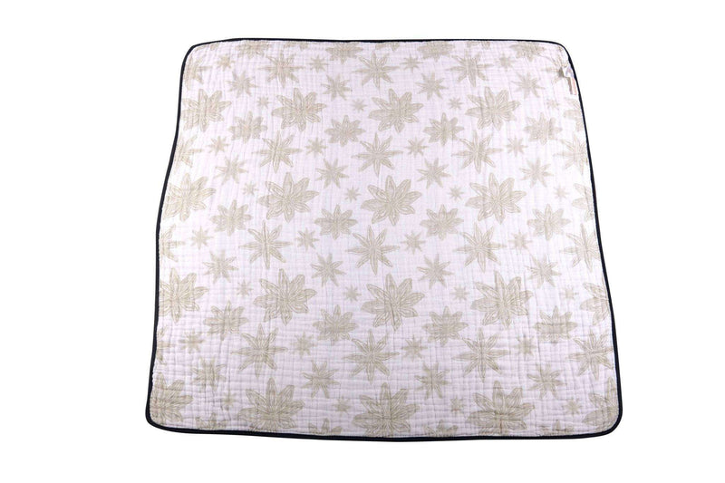 Pyramid And Boho Fields Cotton Muslin Blanket - Everetts Place: Online Boutique - Kids & Babies